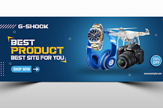 best design facebook cover photo and social media banner