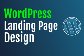 design wordpress product landing page using elementor