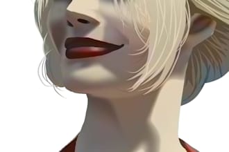 draw a portrait in a realistic style