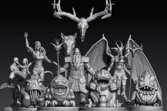sculpt high quality 3d sculptures for 3d printing
