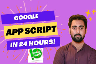 develop best app script for google sheets