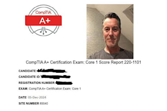practically train u in comptia a plus, security plus cloud plus network plus