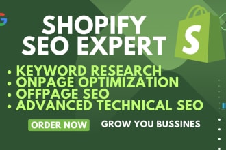 optimize complete advance monthly shopify seo service to boost ranking