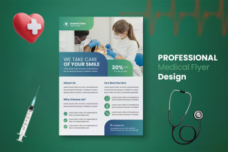 do a professional medical flyer design