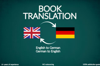translate books from english to german or german to english