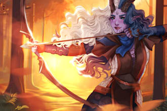 draw your dnd or fantasy character in my style