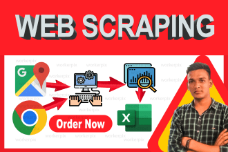 web scraping, google map scraping data entry and b2b lead generation