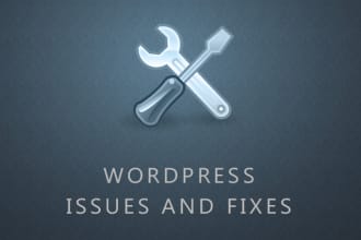 fix wordpress issues within 24 hours
