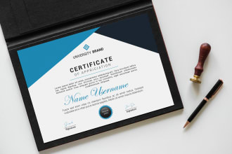 create awesome certificate design, diploma, gift, award certificates and voucher