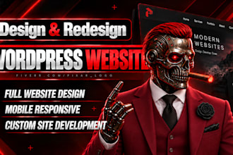 build wordpress website design, redesign wordpress website development