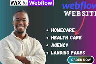 design website, clone website on webflow landing page