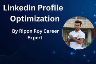 do a fully linkedin profile optimization and your bio banner