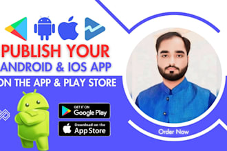 publish your app to google play and apple app store