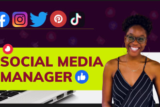 be your social media manager and instagram, tiktok content creator
