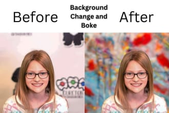 add blur, change background, HD file and more