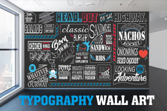 design home and office wall art typographical decals