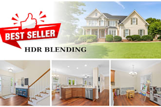 edit real estate photos hdr blending