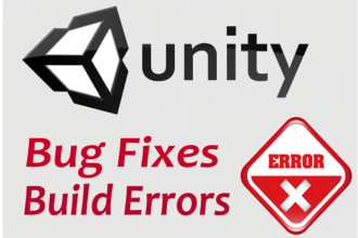 fix any bug in your unity game