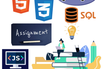 help HTML CSS javascript PHP sql  laravel assignments projects API