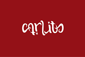 design any word into creative ambigrams