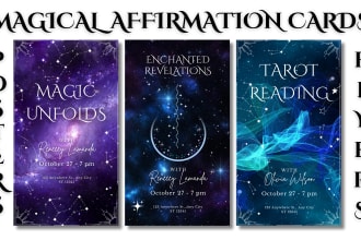 design affirmation cards, flash cards, etsy digital products