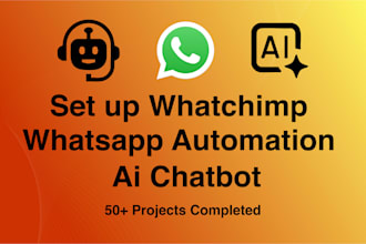 set up whatchimp whatsapp automation and ai chatbot