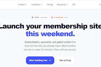 do custom webflow, wordpress website with memberstack and automation