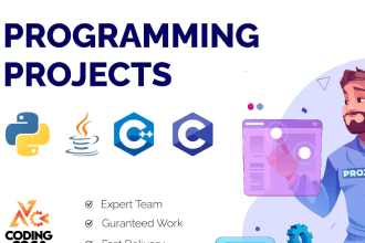 complete your java cpp, c, python and c sharp projects