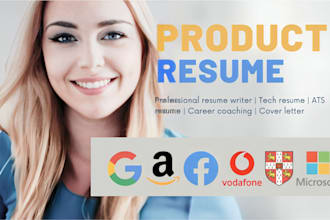 write a product manager resume
