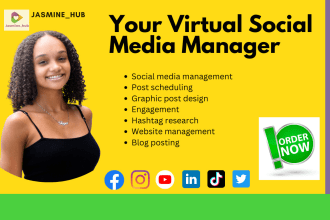 be your social media manager, personal social media assistant, content creator