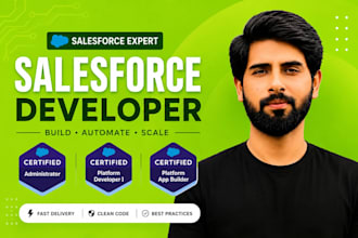 be your salesforce developer for apex, lwc, CRM and integrations