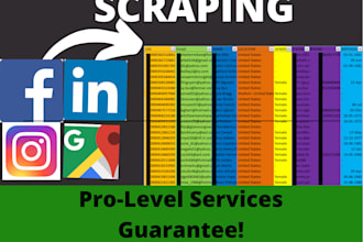 extract email list from any social media groups and pages