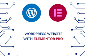 design professional and dynamic wordpress website with elementor pro