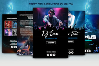 do professional artist epk, media kit, press kit, speaker one sheet