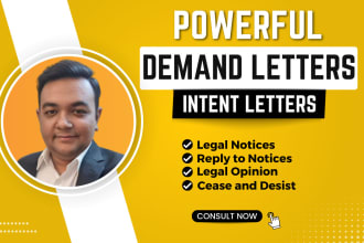 draft a strong demand letter