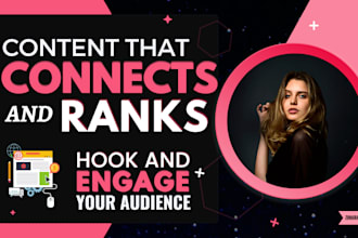 write engaging blog posts and articles, SEO blog writing, and content writing