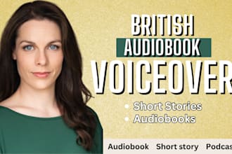 narrate your short story or audiobook in english