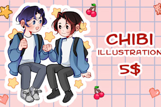 draw cute chibi anime art