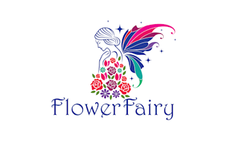 design wonderful satisfactory flower fairy logo