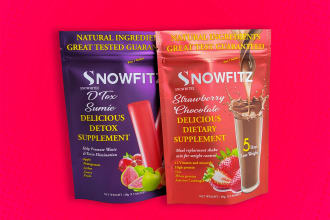 do packaging design, product label and sticker design
