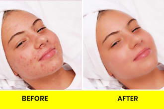 photo retouching and product image editing