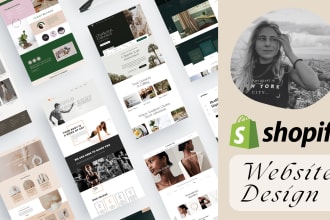 create shopify dropshipping store or shopify website design