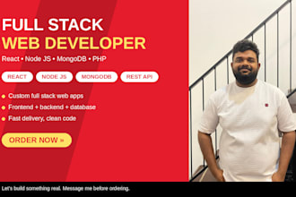 build a full stack web application with react and node js