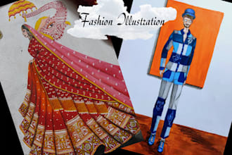 draw fashion illustrations or sketch
