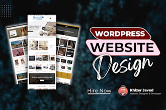 build or rebuild wordpress website, build elementor website