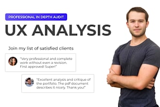 do a professional UX analysis of your website or mobile app
