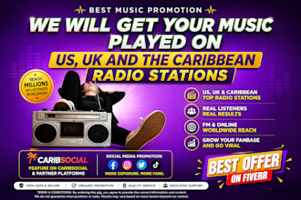 play your music to millions of listeners on 4 radio station