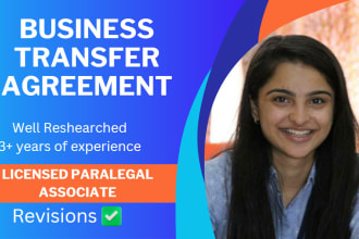 draft a strong business transfer agreement