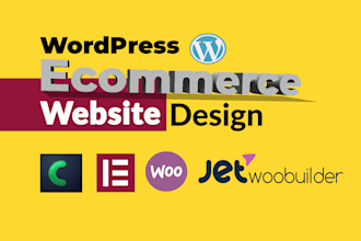 design ecommerce website by crocoblock or elementor pro woocommerce store