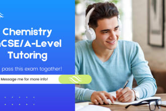 teach gcse or a level chemistry to pass your exams